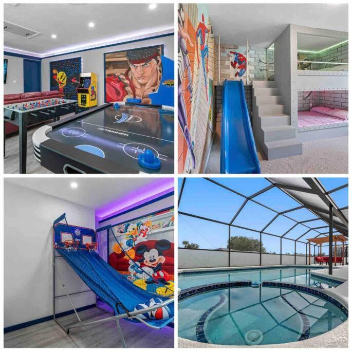 13 Mins From Disney Arcade, Private Pool, & Themed Rooms Orlando Esterno foto
