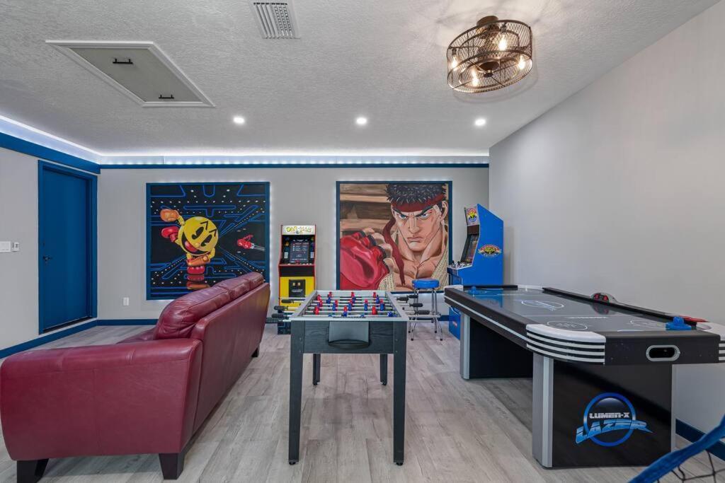 13 Mins From Disney Arcade, Private Pool, & Themed Rooms Orlando Esterno foto