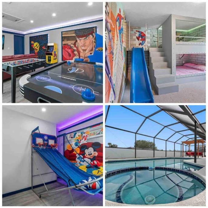 13 Mins From Disney Arcade, Private Pool, & Themed Rooms Orlando Esterno foto